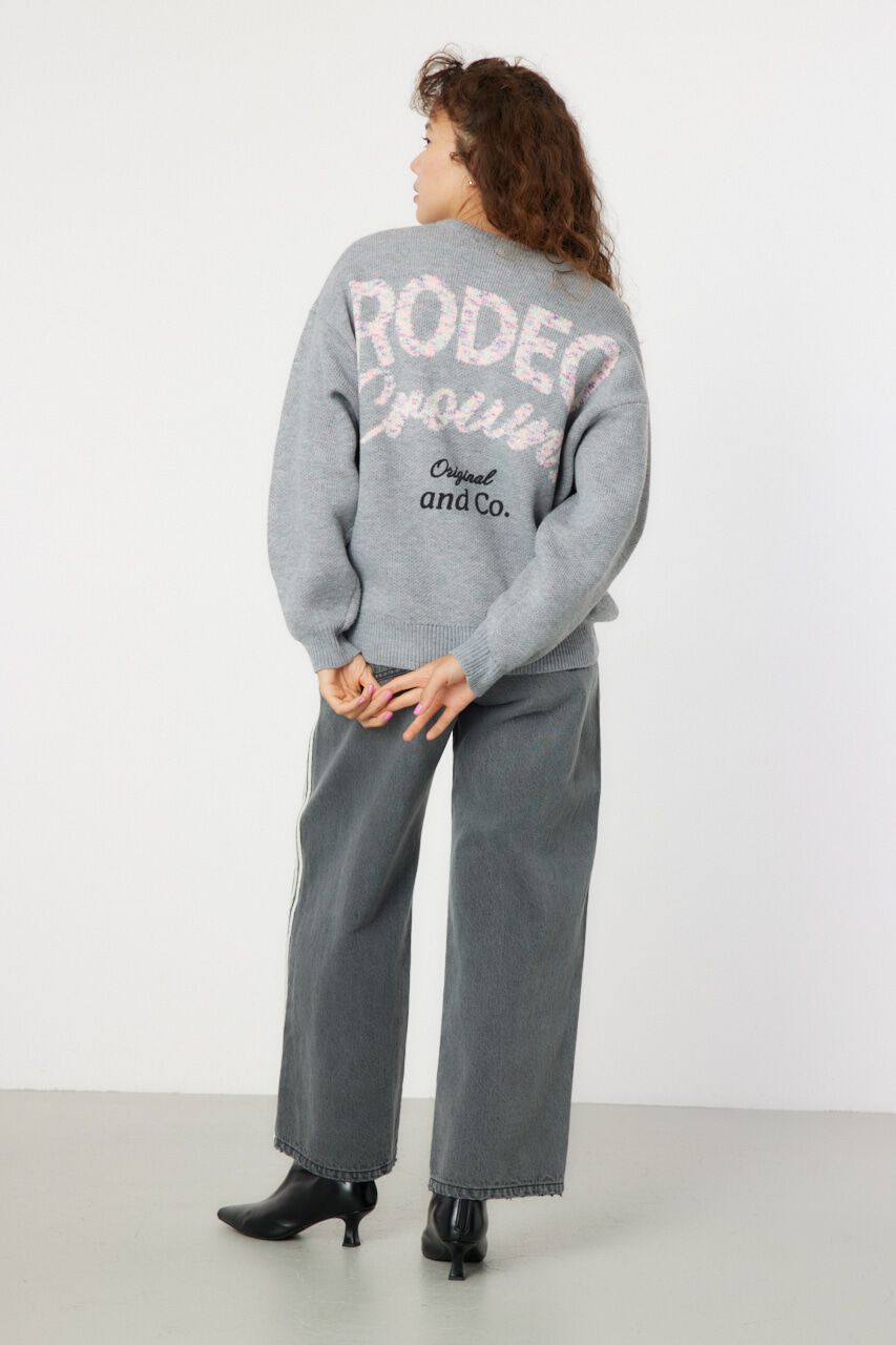 RODEO CROWNS「MIX COLOR LOGOニットトップス」|ニット・セーター|