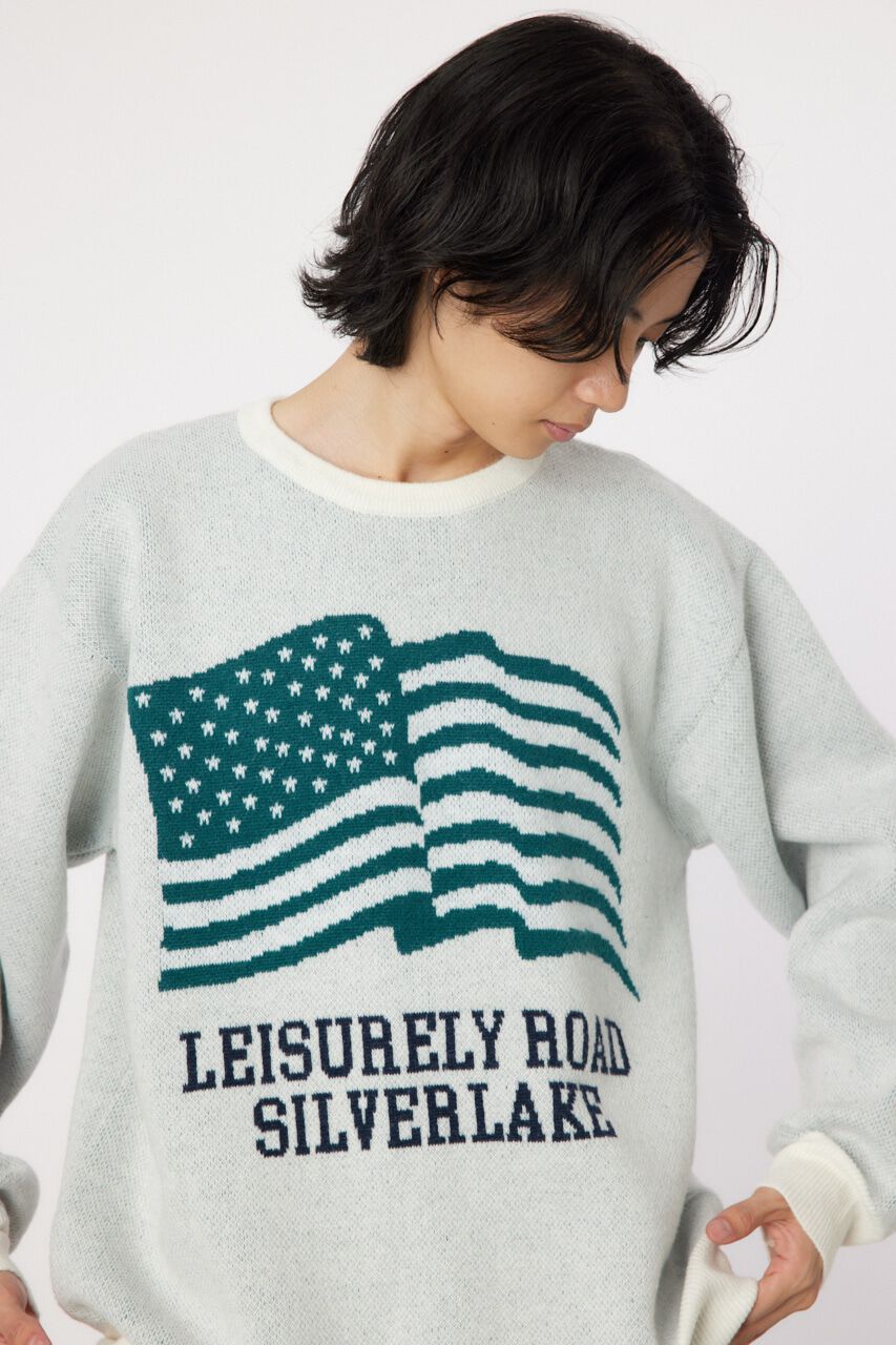 RODEO CROWNS「US flag ニット」|ニット・セーター|
