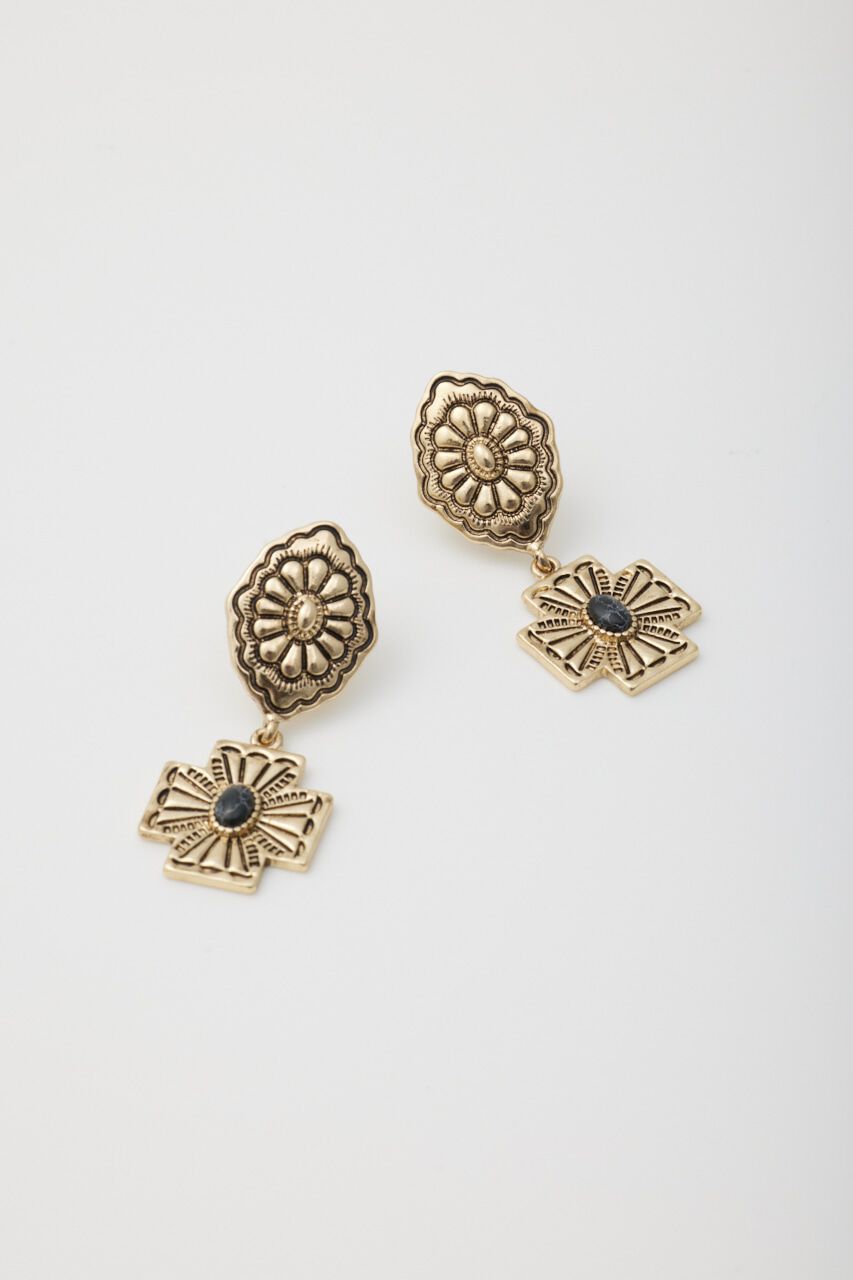 RODEO CROWNS「コンチョパーツイヤリング」|ピアス|