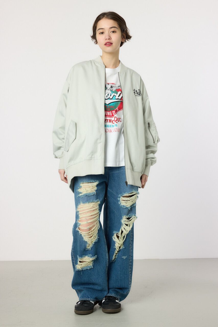 RODEO CROWNS「オーバーミリタリーブルゾン」|ブルゾン・スタジャン|