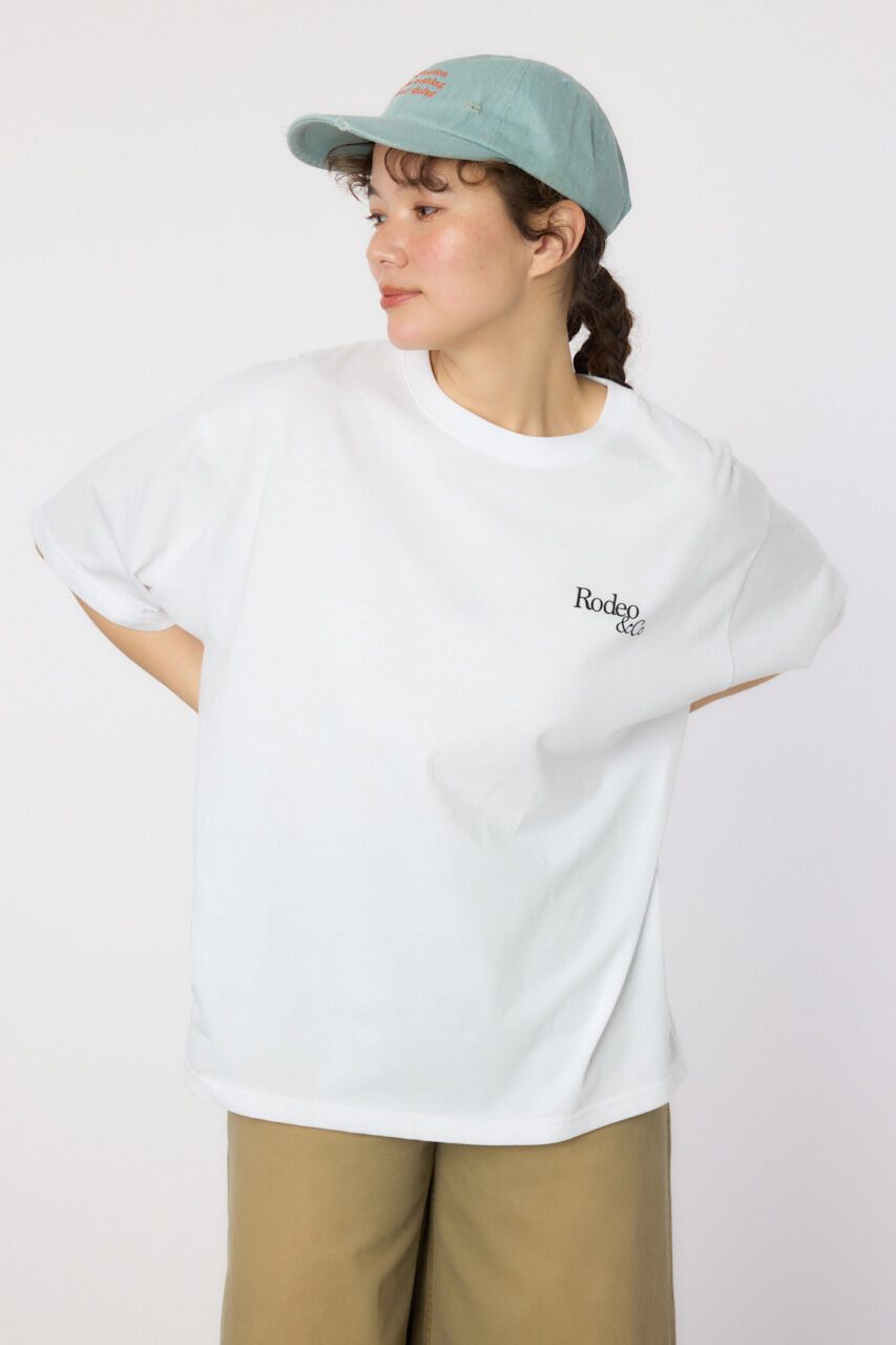 RODEO CROWNS「Flower Logo Embroidery Tシャツ」|Tシャツ・カットソー|
