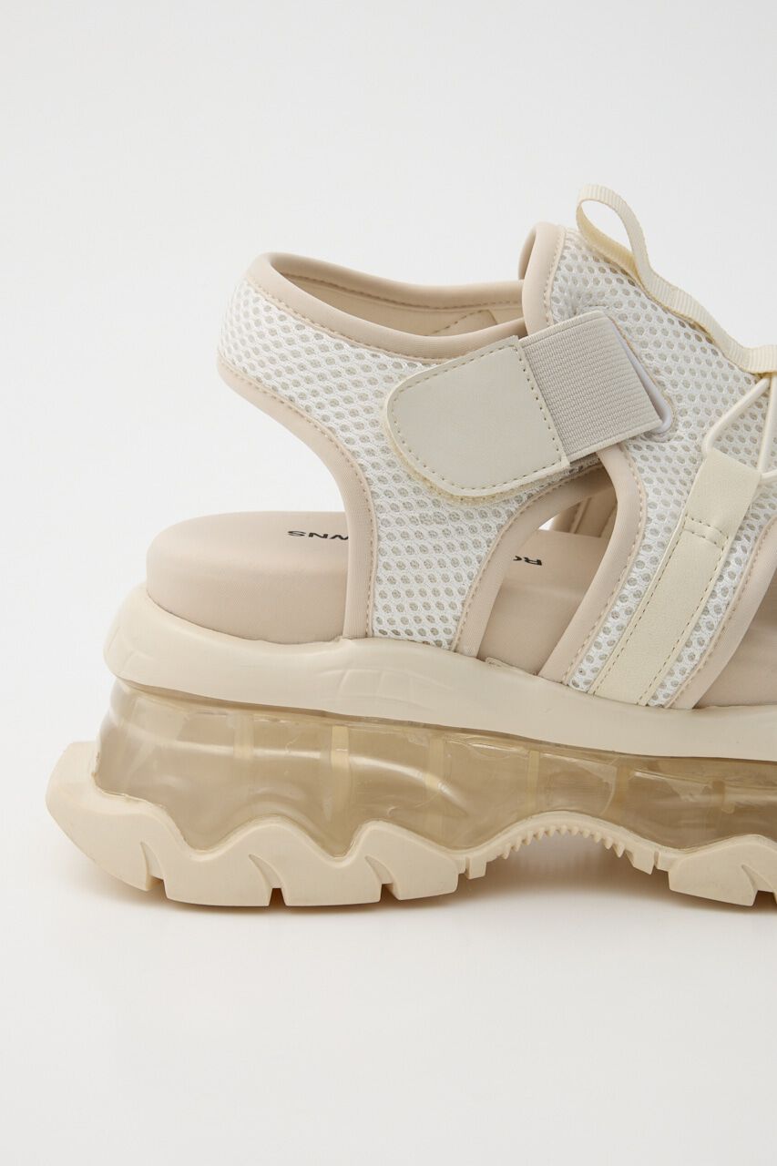 RODEO CROWNS「クリアソール ボリュームサンダル」|サンダル|