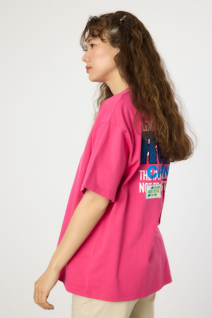 RODEO CROWNS「Overlap デニムアップリケTシャツ」|Tシャツ・カットソー|