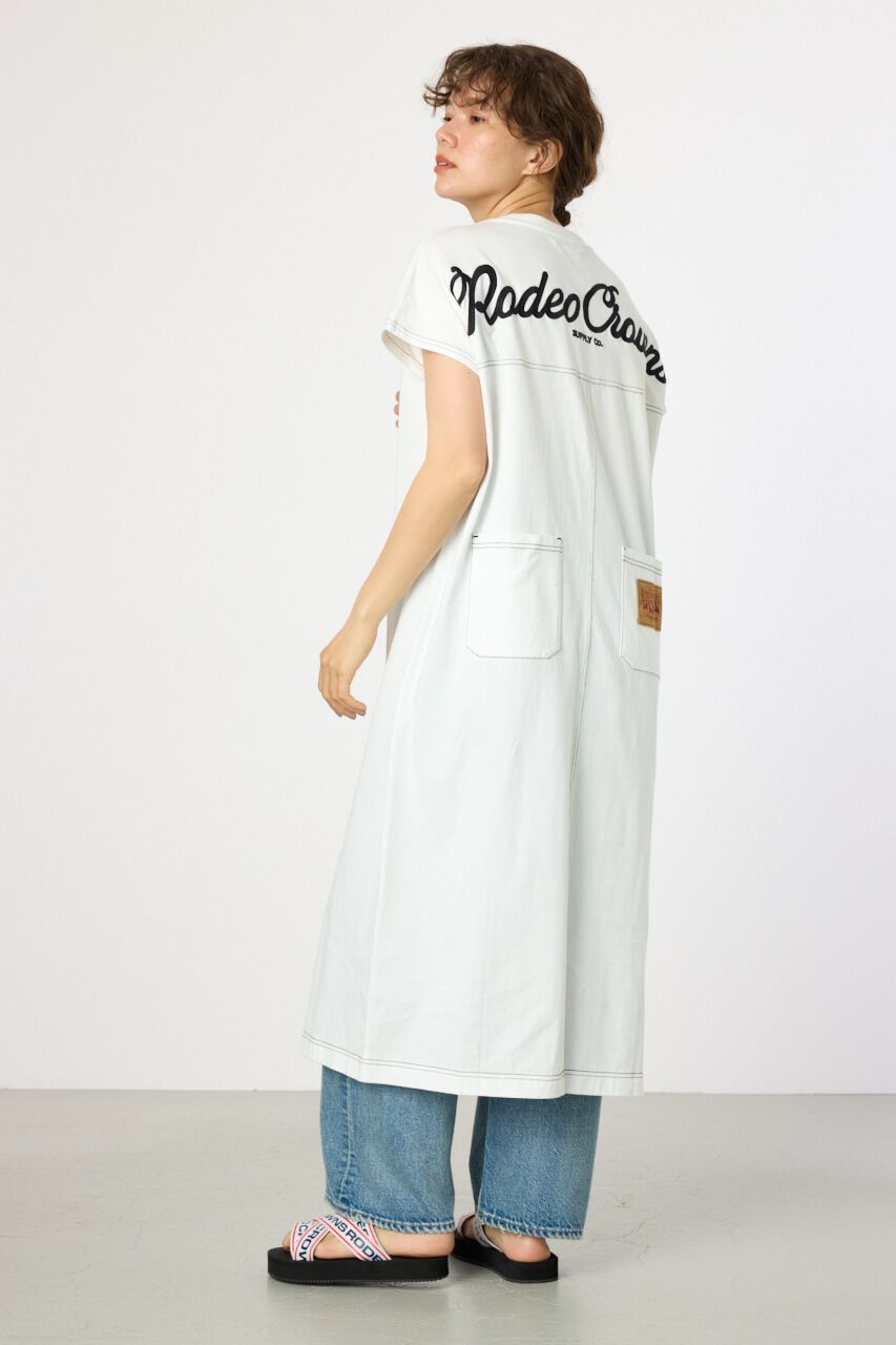 RODEO CROWNS「デニムポケットステッチワンピース」|ワンピース|
