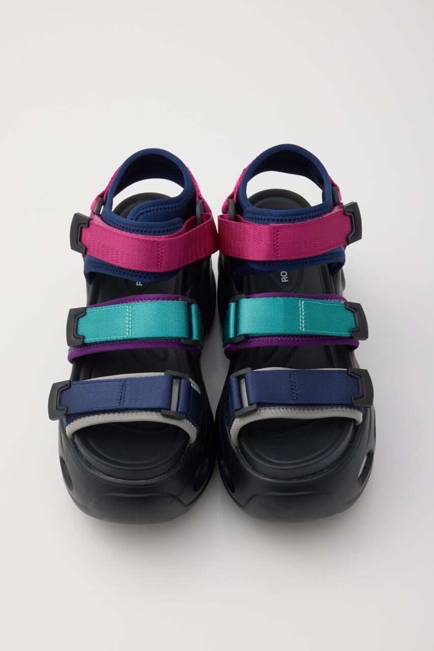 RODEO CROWNS「ボリュームソール テープサンダル」|サンダル|