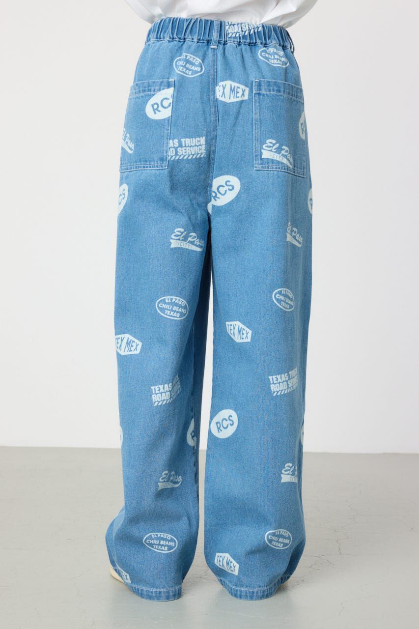 RODEO CROWNS「スタンプデニムパンツ」|デニム|
