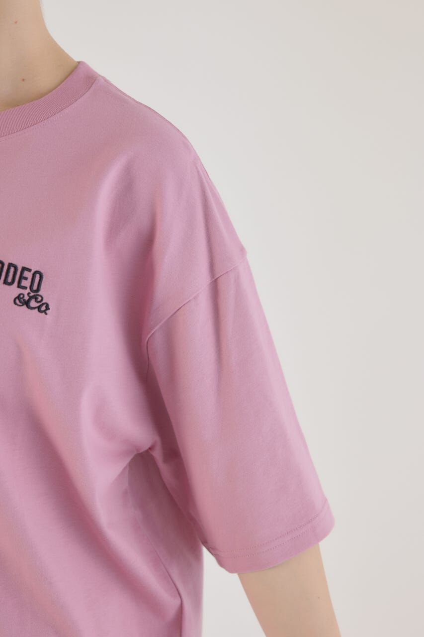 RODEO CROWNS「フェイクレイヤードスクリプトロゴ Tシャツ」|Tシャツ・カットソー|