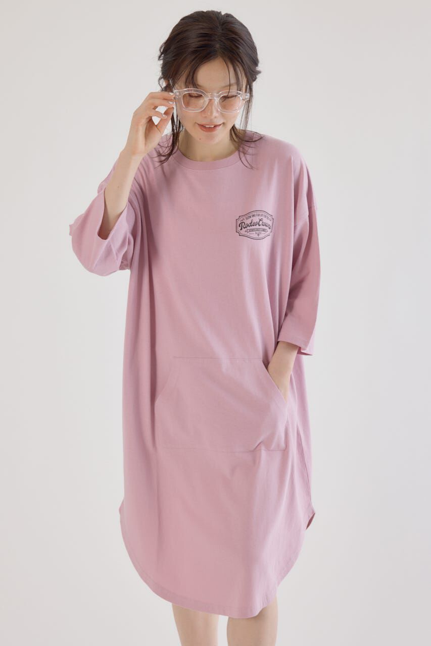 RODEO CROWNS「コール＆デニムパッチワンピース」|ワンピース|