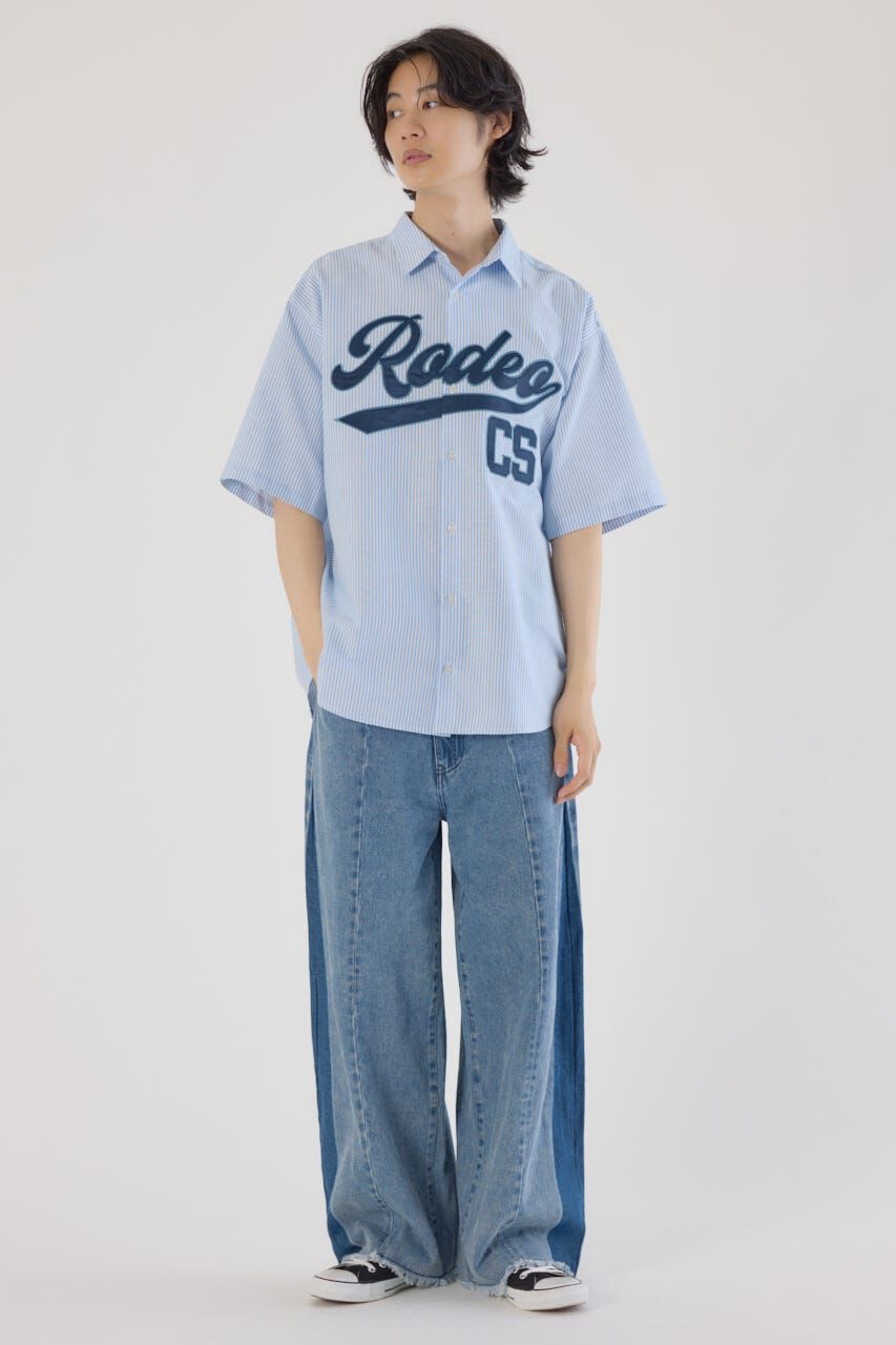 RODEO CROWNS「アップリケカレッジシャツ」|シャツ・ブラウス|
