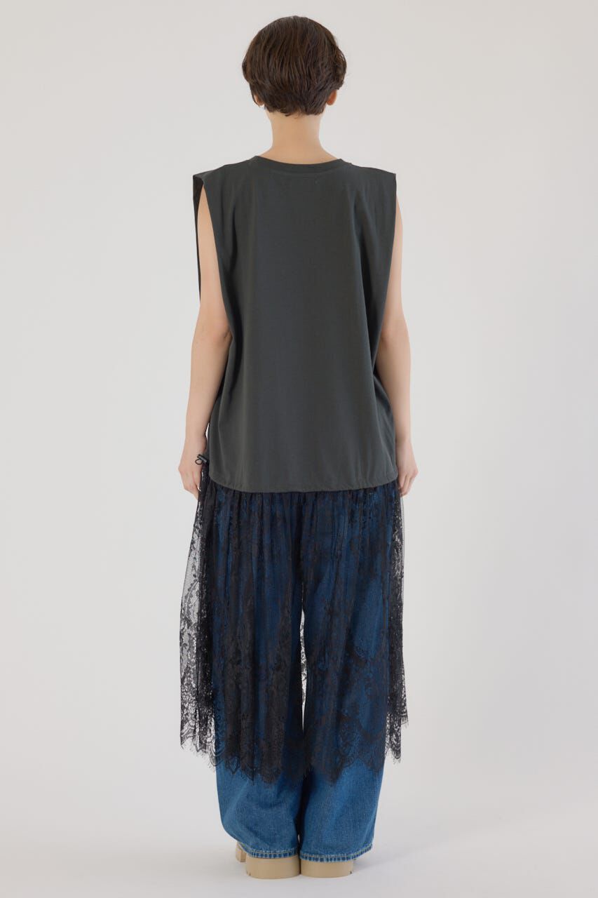 RODEO CROWNS「レースドッキングブラウジングワンピース」|ワンピース|