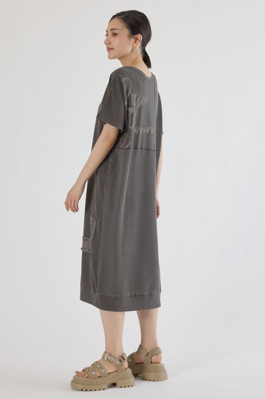 RODEO CROWNS「2way ワッフルコンビカットロングワンピース」|ワンピース|