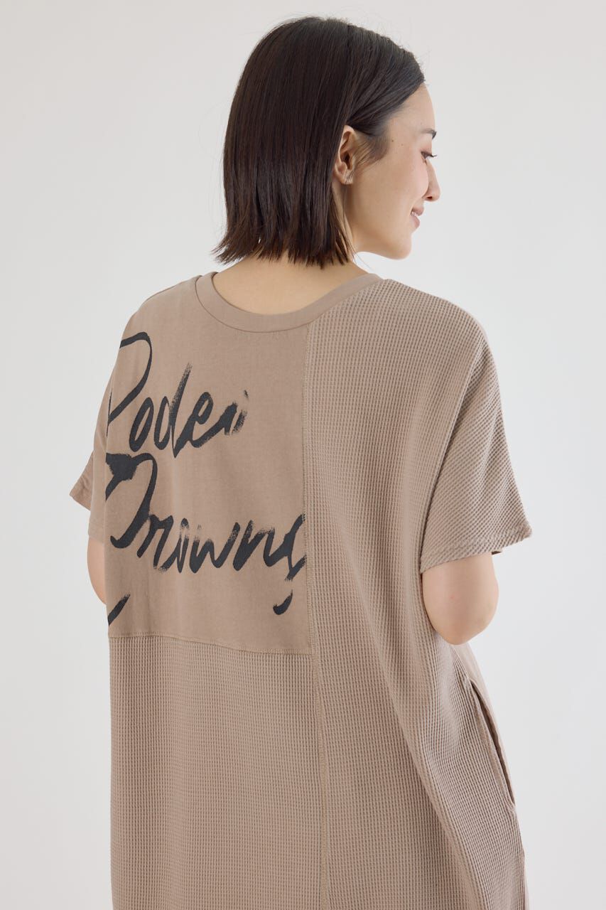 RODEO CROWNS「2way ワッフルコンビカットロングワンピース」|ワンピース|