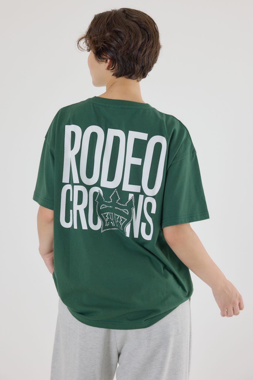 RODEO CROWNS「スタッズCROWNロゴTシャツ」|Tシャツ・カットソー|D/GRN3