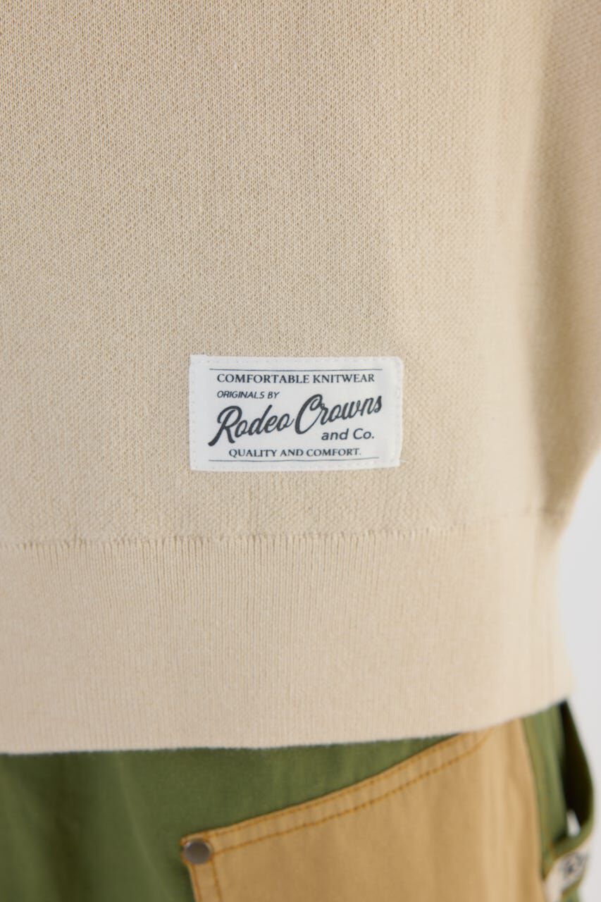 RODEO CROWNS「スウェットライク Vネックトップス」|ニット・セーター|