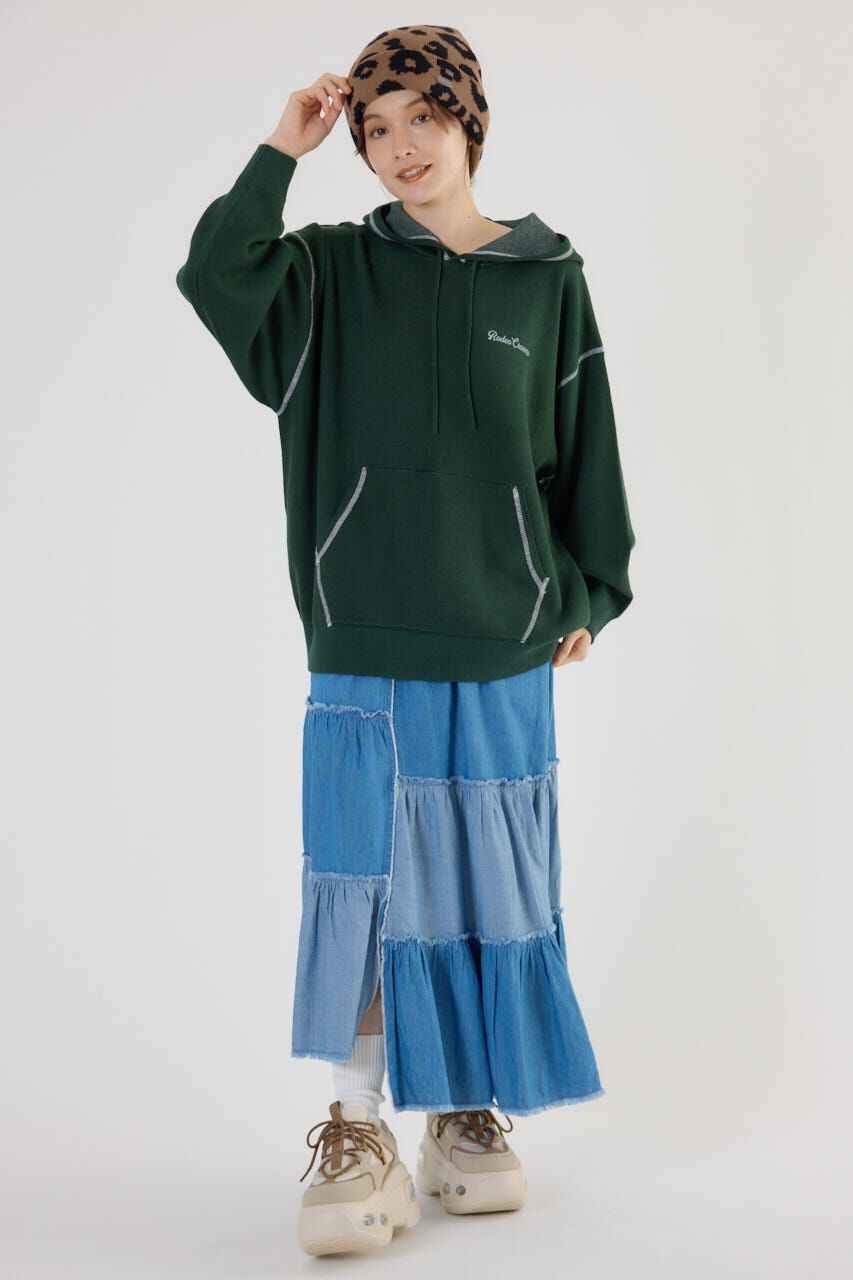 RODEO CROWNS「スウェットライクジャガードロゴフーディー」|パーカー|