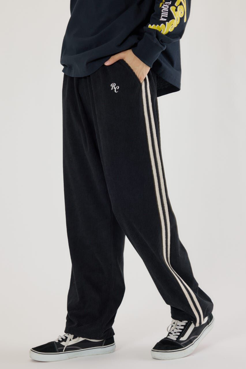 RODEO CROWNS「コーデュロイトラックパンツ」|その他|BLK