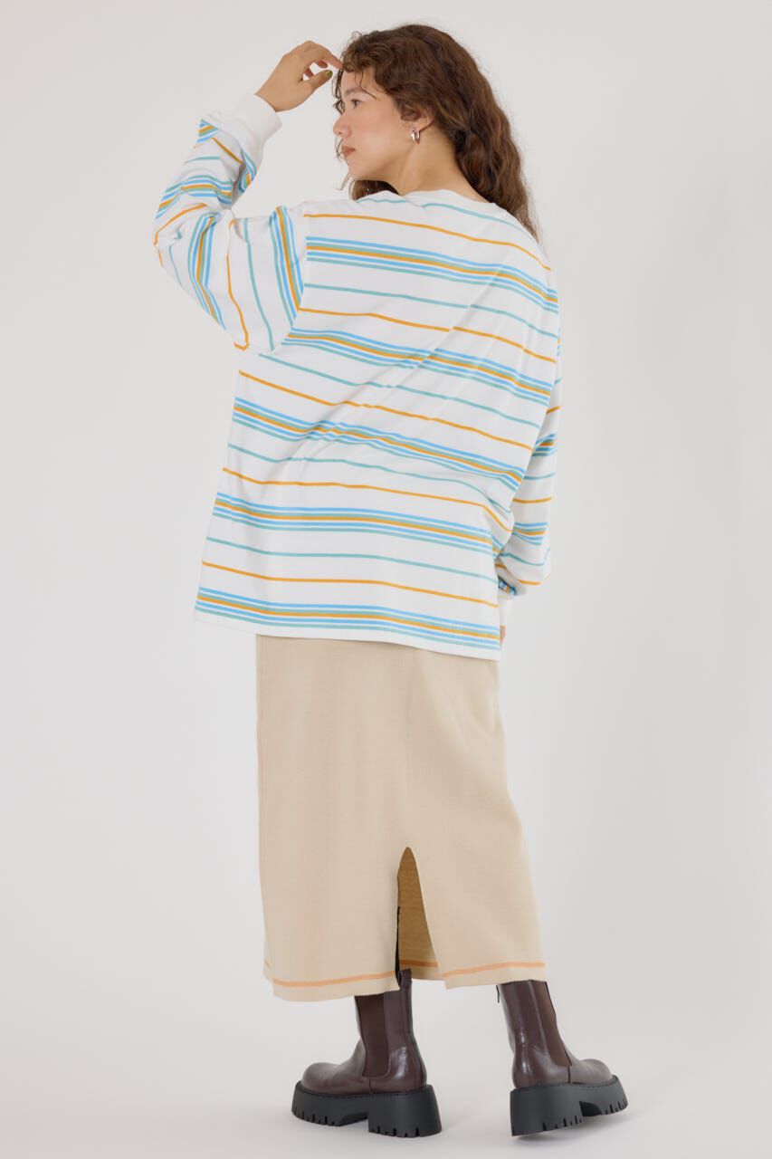 RODEO CROWNS「マルチボーダートップス」|Tシャツ・カットソー|