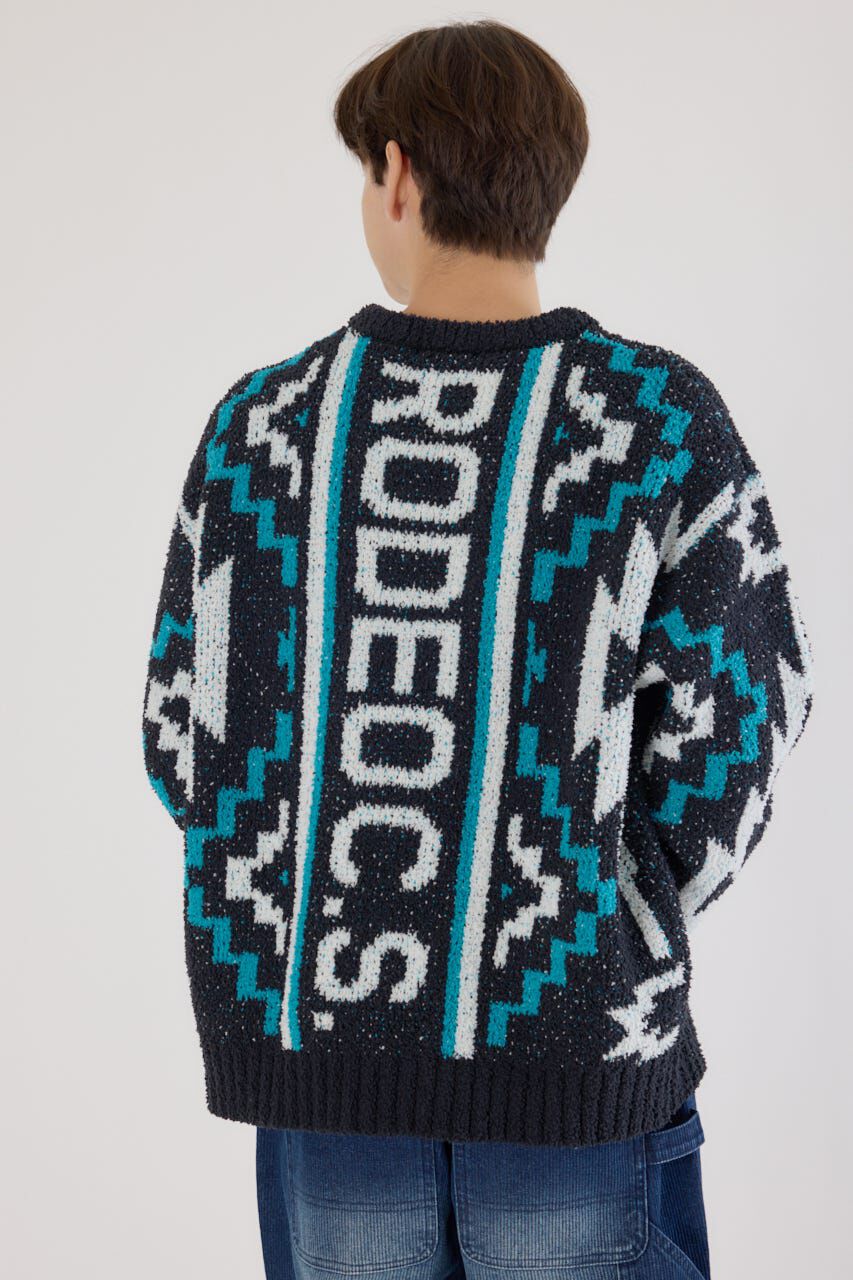 RODEO CROWNS「オルテガジャカードニット」|ニット・セーター|