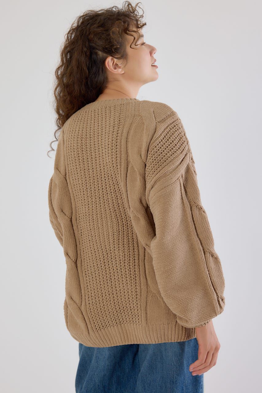 RODEO CROWNS「Vネックモールニットトップス」|ニット・セーター|