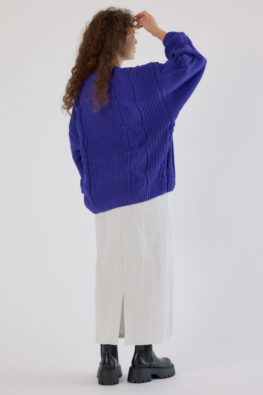 RODEO CROWNS「Vネックモールニットトップス」|ニット・セーター|