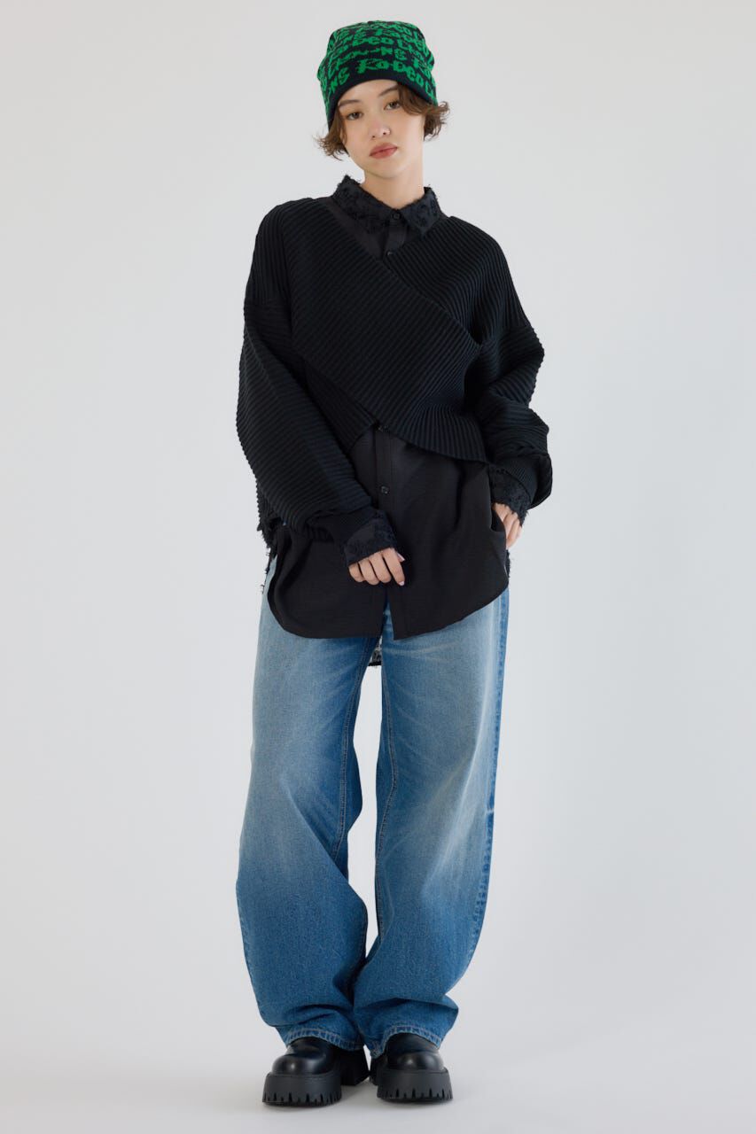 RODEO CROWNS「2WAYクロスニットトップス」|ニット・セーター|