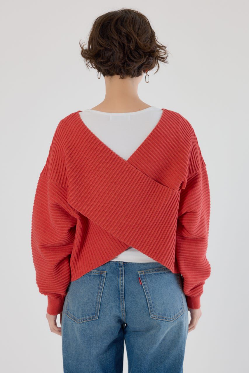 RODEO CROWNS「2WAYクロスニットトップス」|ニット・セーター|