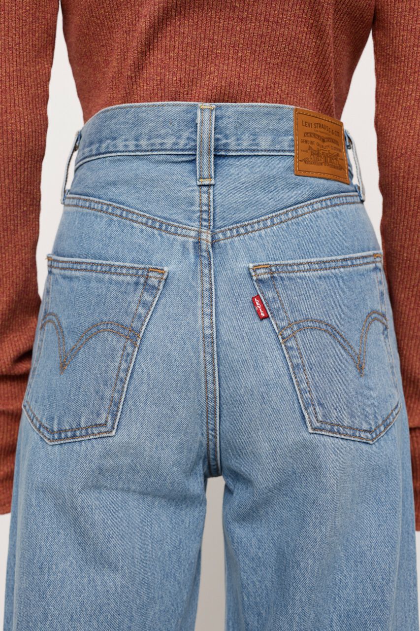 SLY「LEVI&rsquo;S別注 RIBCAGE WIDE LEG」|デニム|