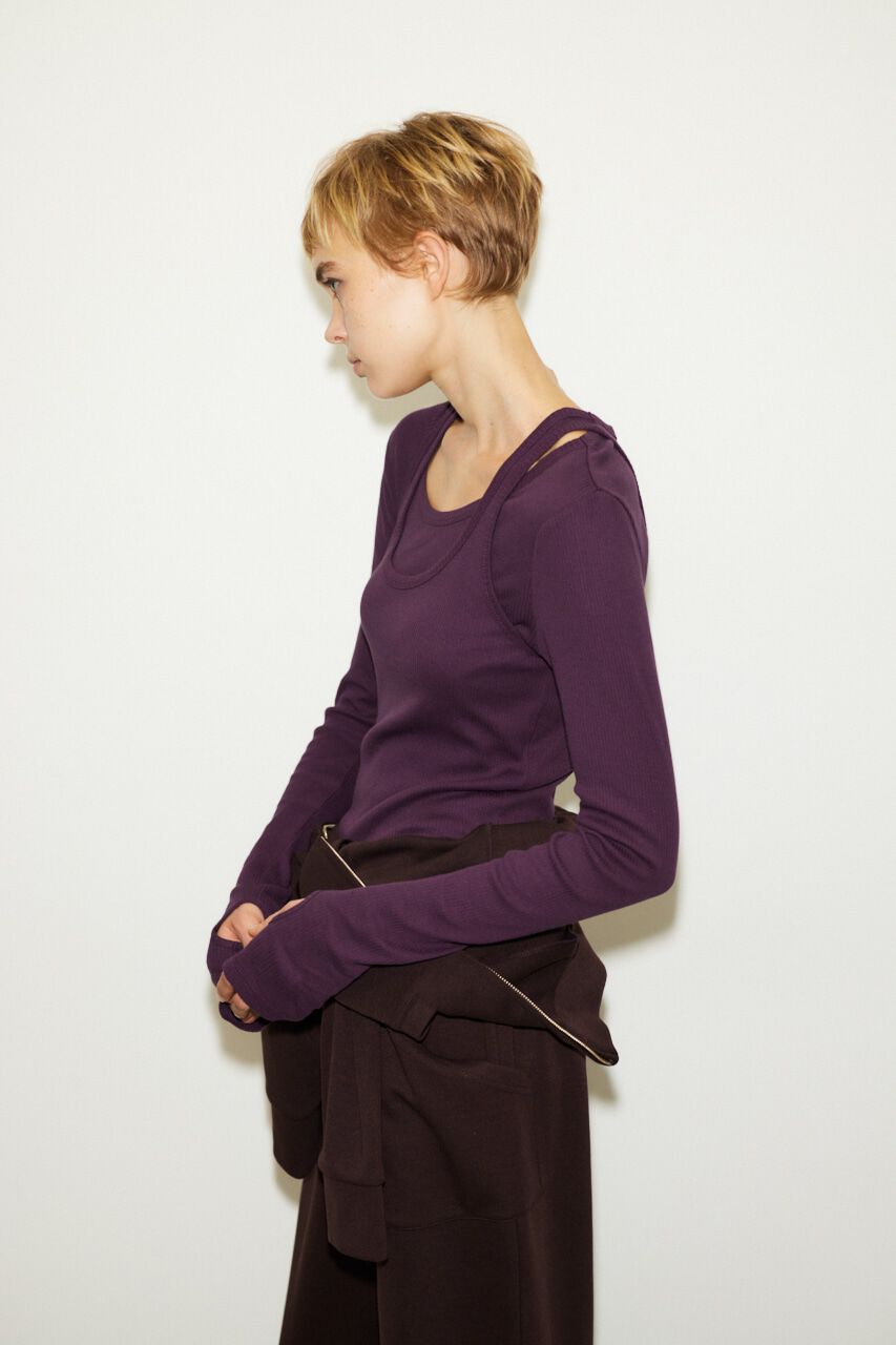 SLY「TANK LAYERED 2P トップス」|Tシャツ・カットソー|