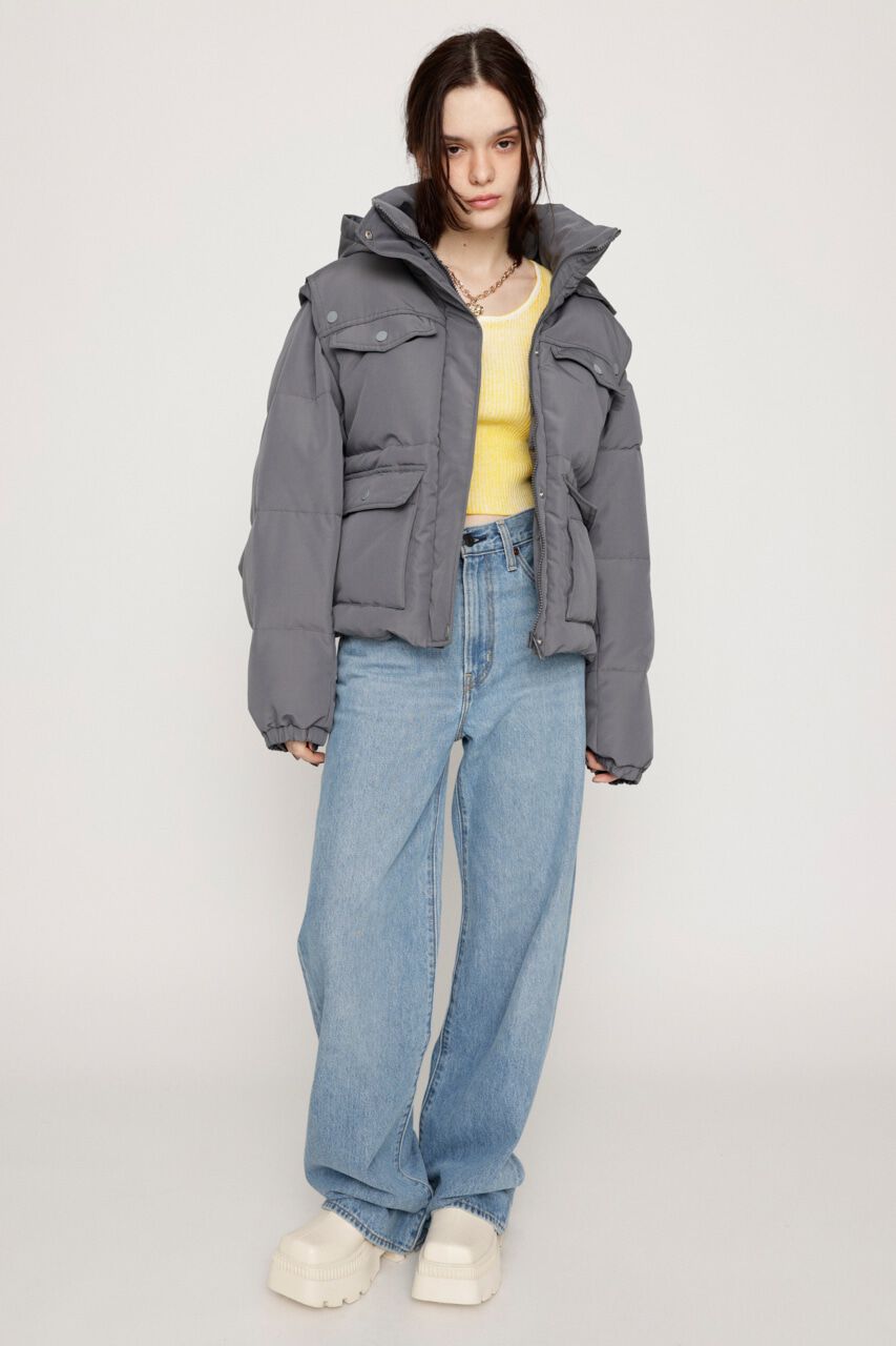 SLY「MANYWAY 4 POCKET PUFFER ジャケット」|ブルゾン・スタジャン|