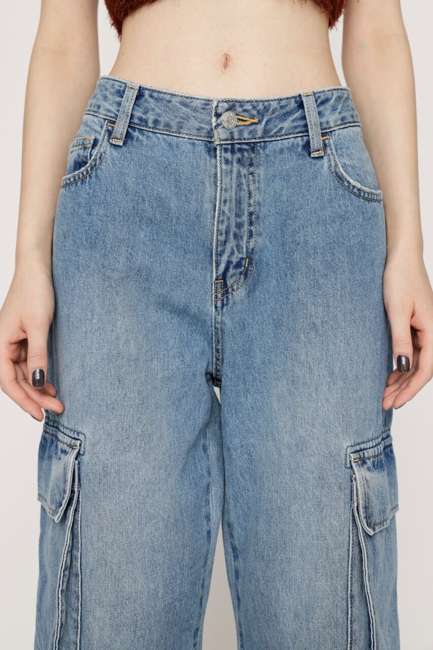 SLY「WASHED LW DENIM PT-C」|デニム|