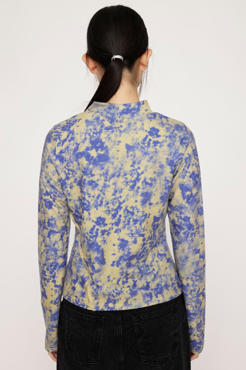 SLY「TIE DYE CUT トップス」|Tシャツ・カットソー|