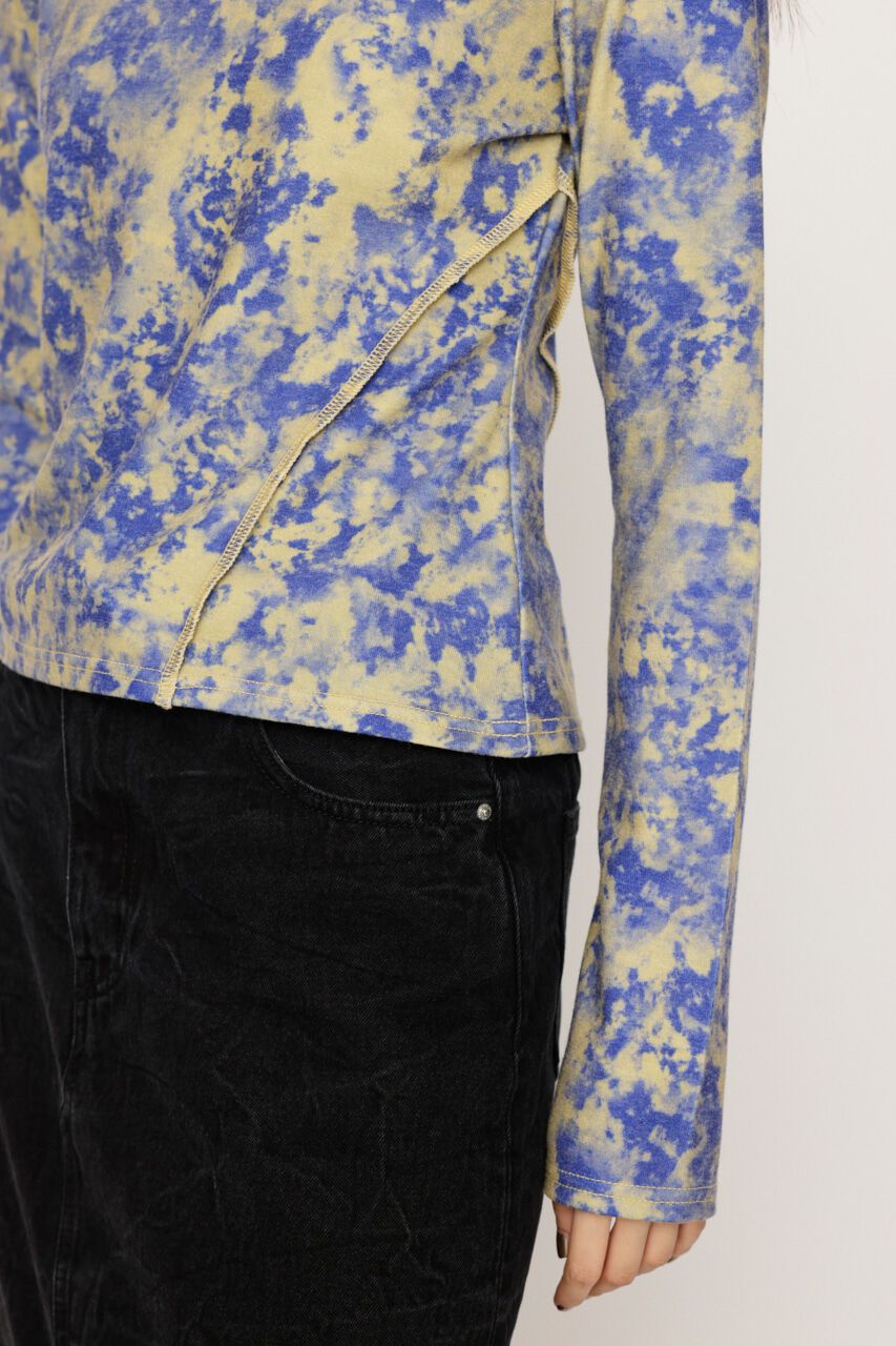 SLY「TIE DYE CUT トップス」|Tシャツ・カットソー|