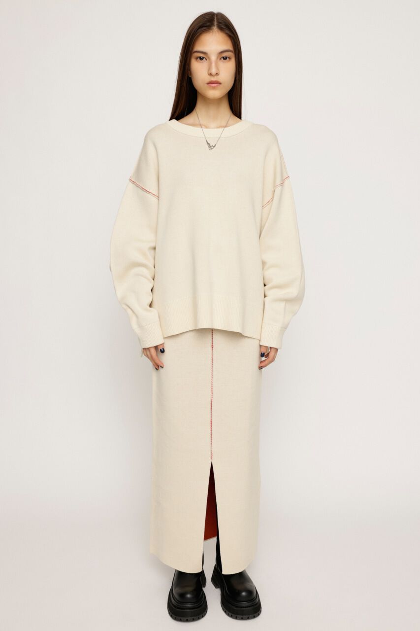 SLY「REVERSIBLE KNIT SLIT スカート」|スカート|IVOY3