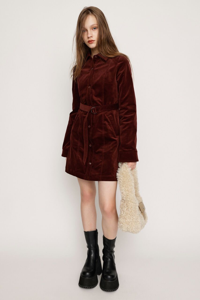 SLY「BELTED SH ショートワンピース」|ワンピース|