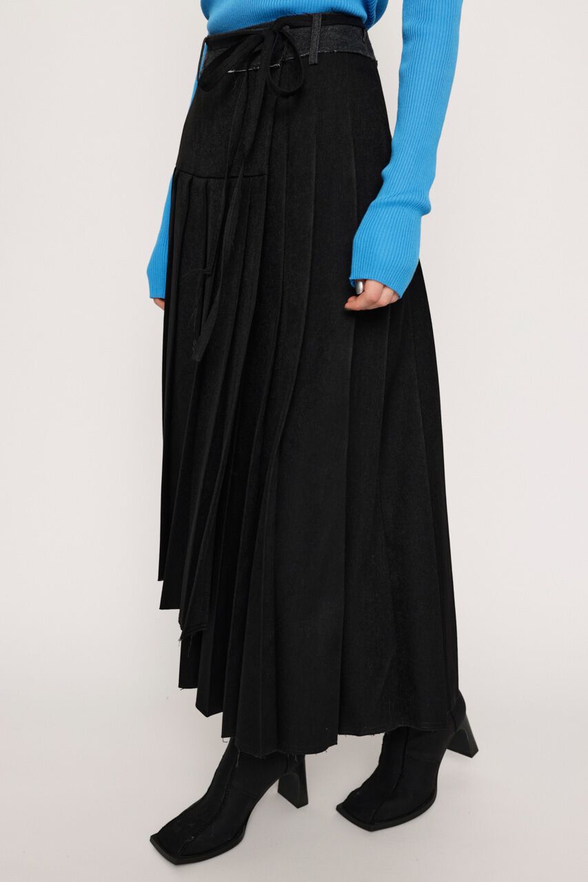 SLY「CUT OFF PLEATS ロングスカート」|スカート|