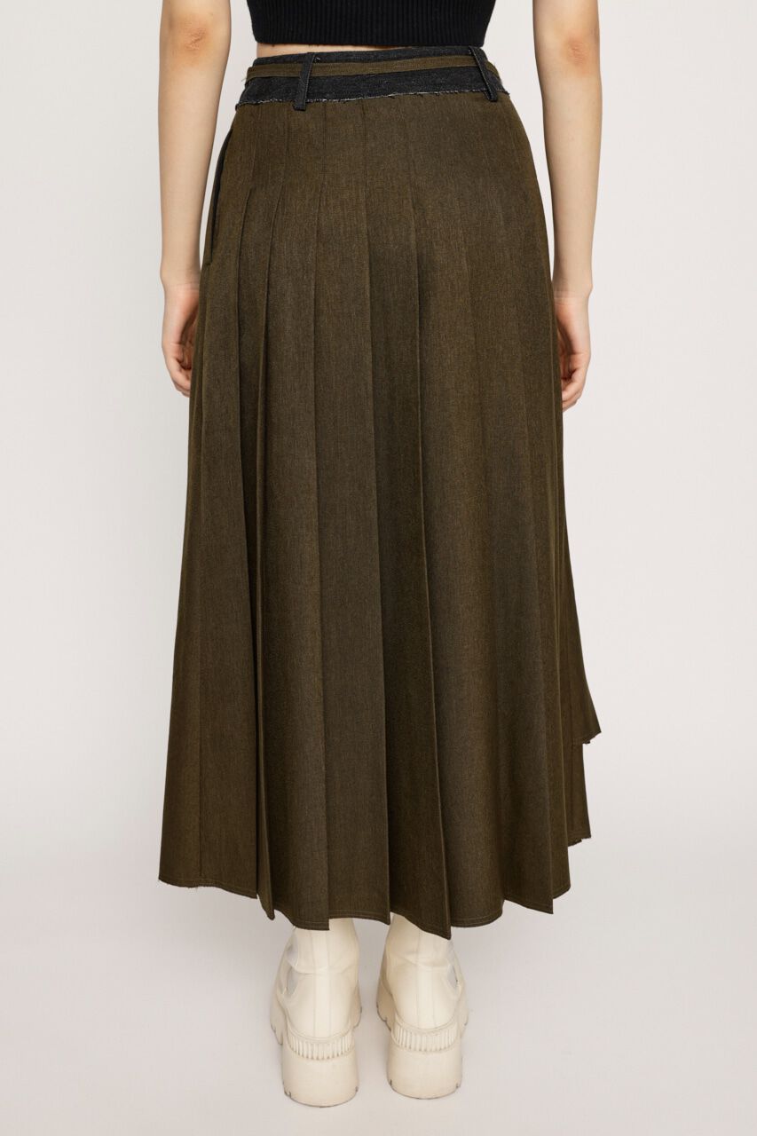 SLY「CUT OFF PLEATS ロングスカート」|スカート|