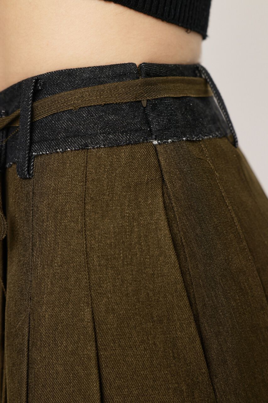 SLY「CUT OFF PLEATS ロングスカート」|スカート|