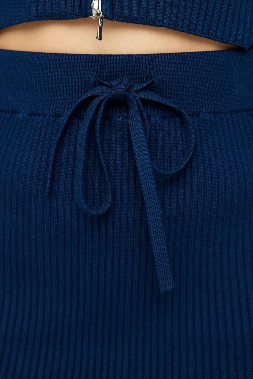 SLY「KNIT TRACK SIDE LINE ショートスカート」|スカート|