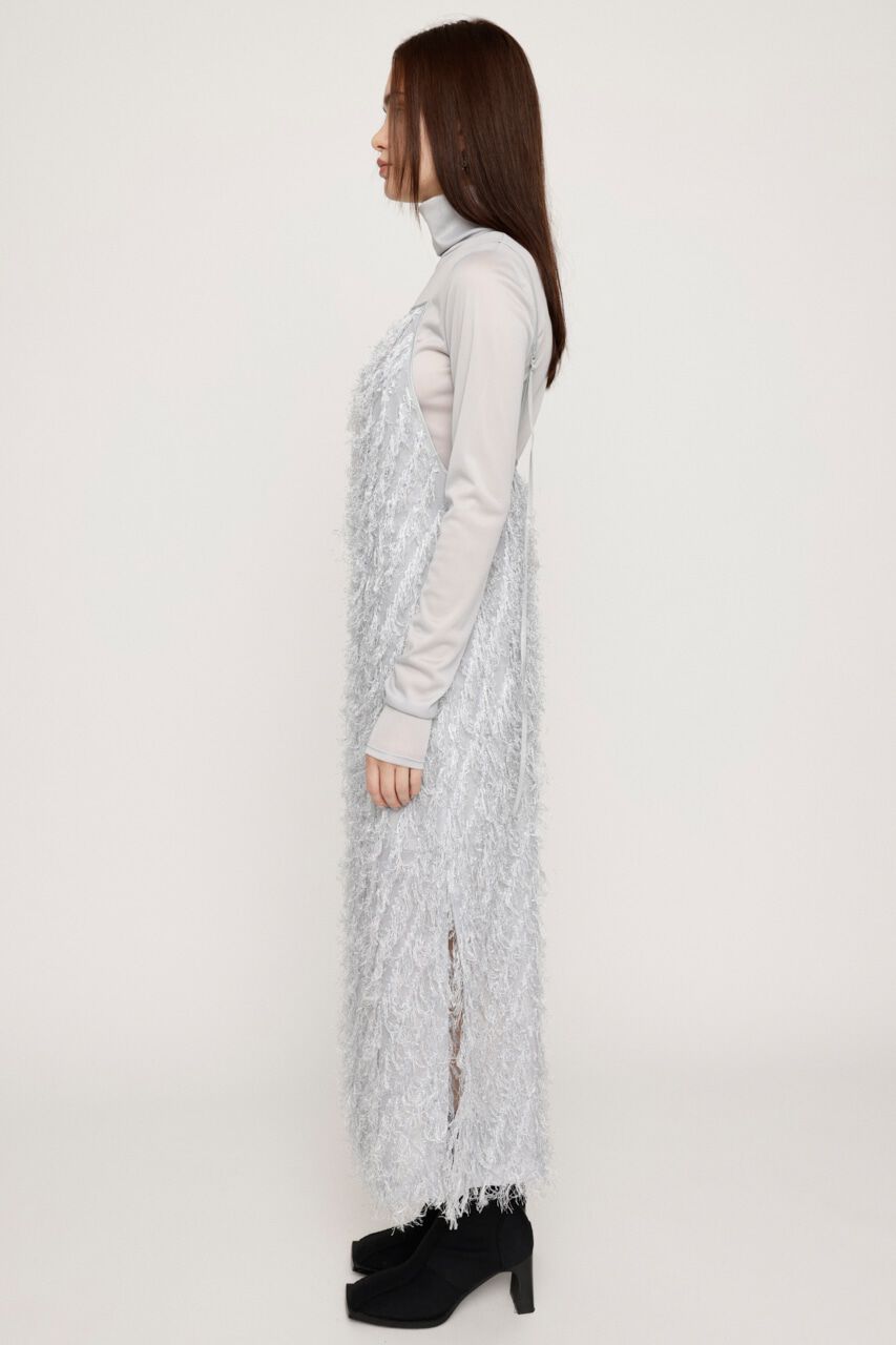 SLY「FRINGE JQ LONG CAMI DRESS 2P」|ワンピース|