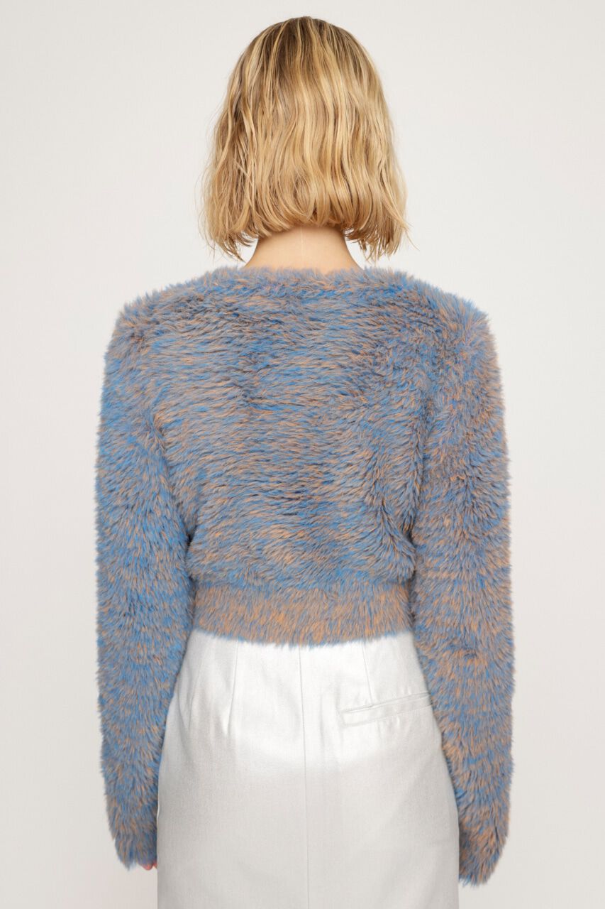 SLY「MINKY CROPPED COMPACT カーディガン」|カーディガン|