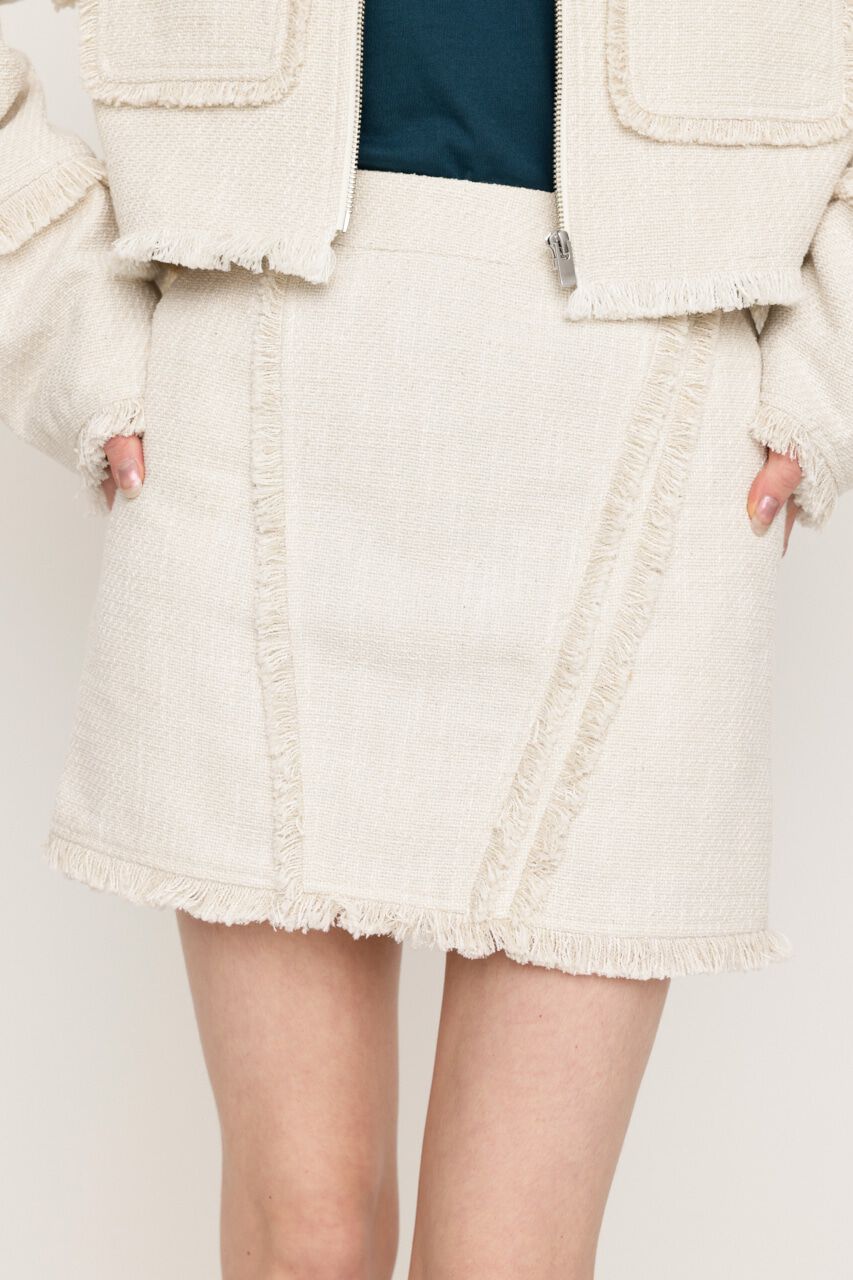 SLY「SPRING TWEED JW ショートスカート」|スカート|