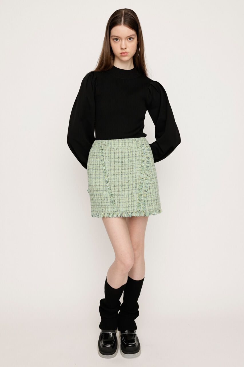 SLY「SPRING TWEED JW ショートスカート」|スカート|