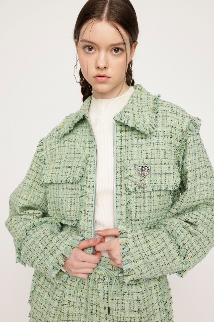 SLY「SPRING TWEED CROP ジャケット」|その他|