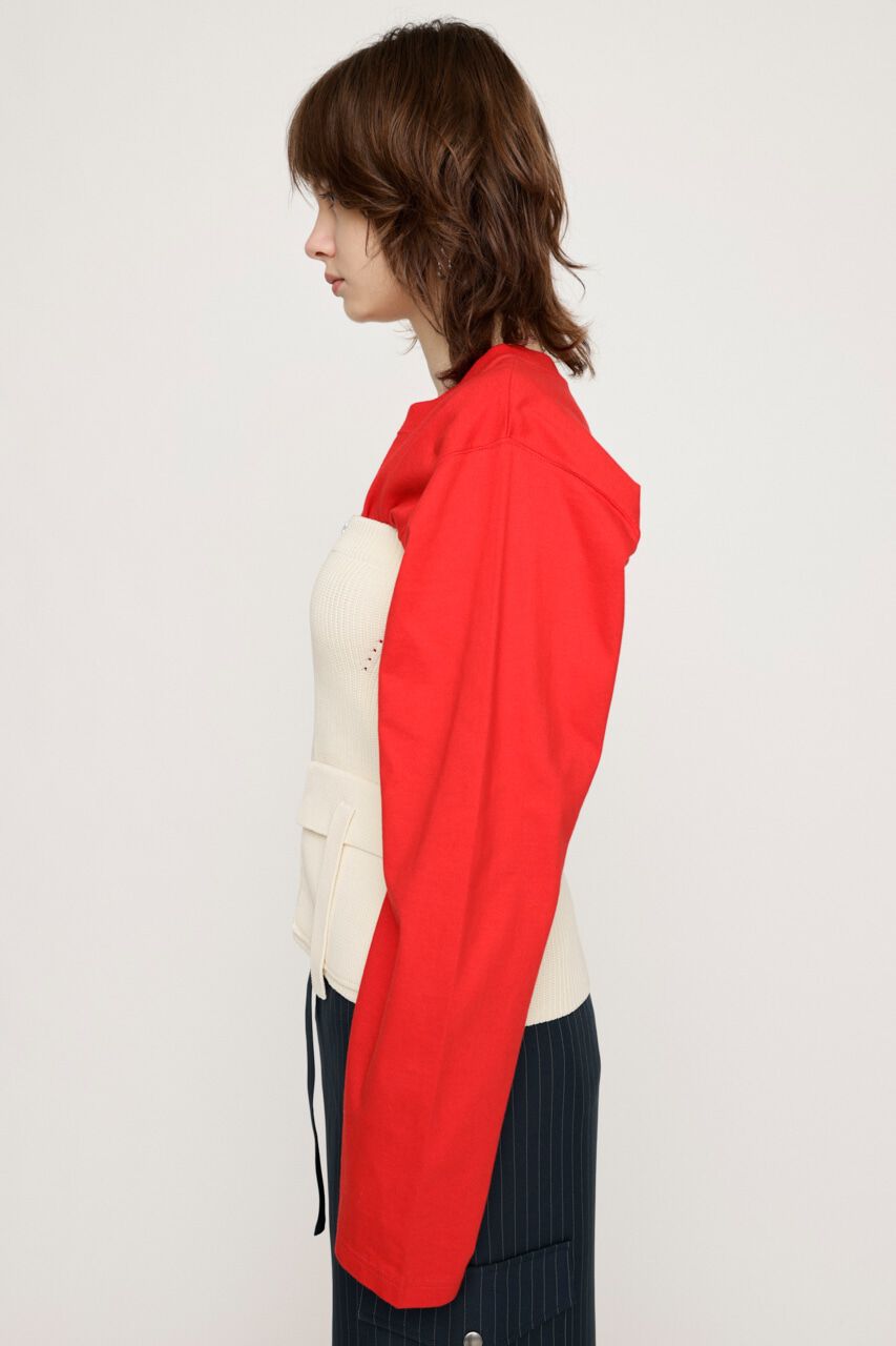 SLY「PK KNIT BUSTIER」|チューブトップ|