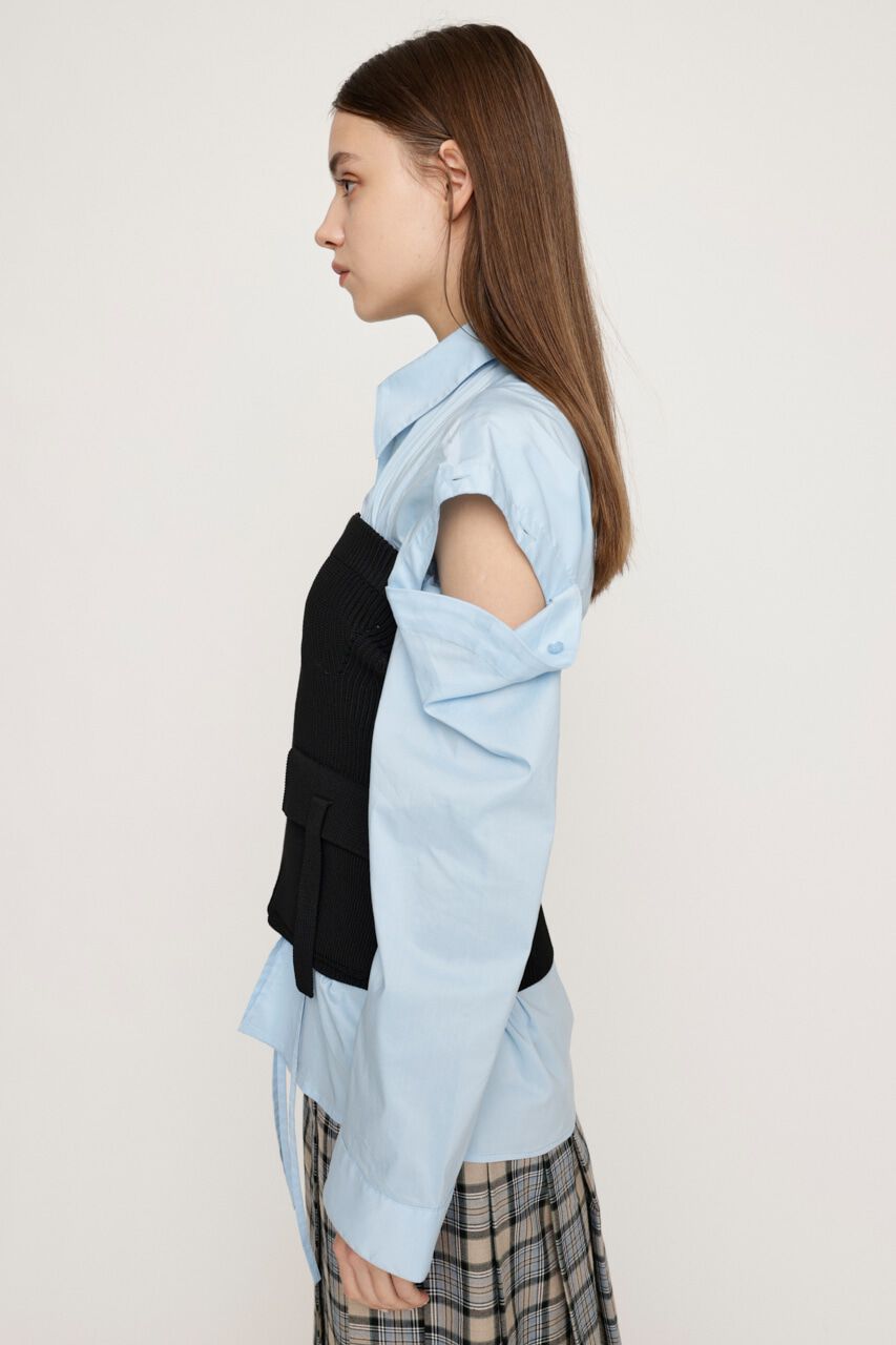 SLY「PK KNIT BUSTIER」|チューブトップ|