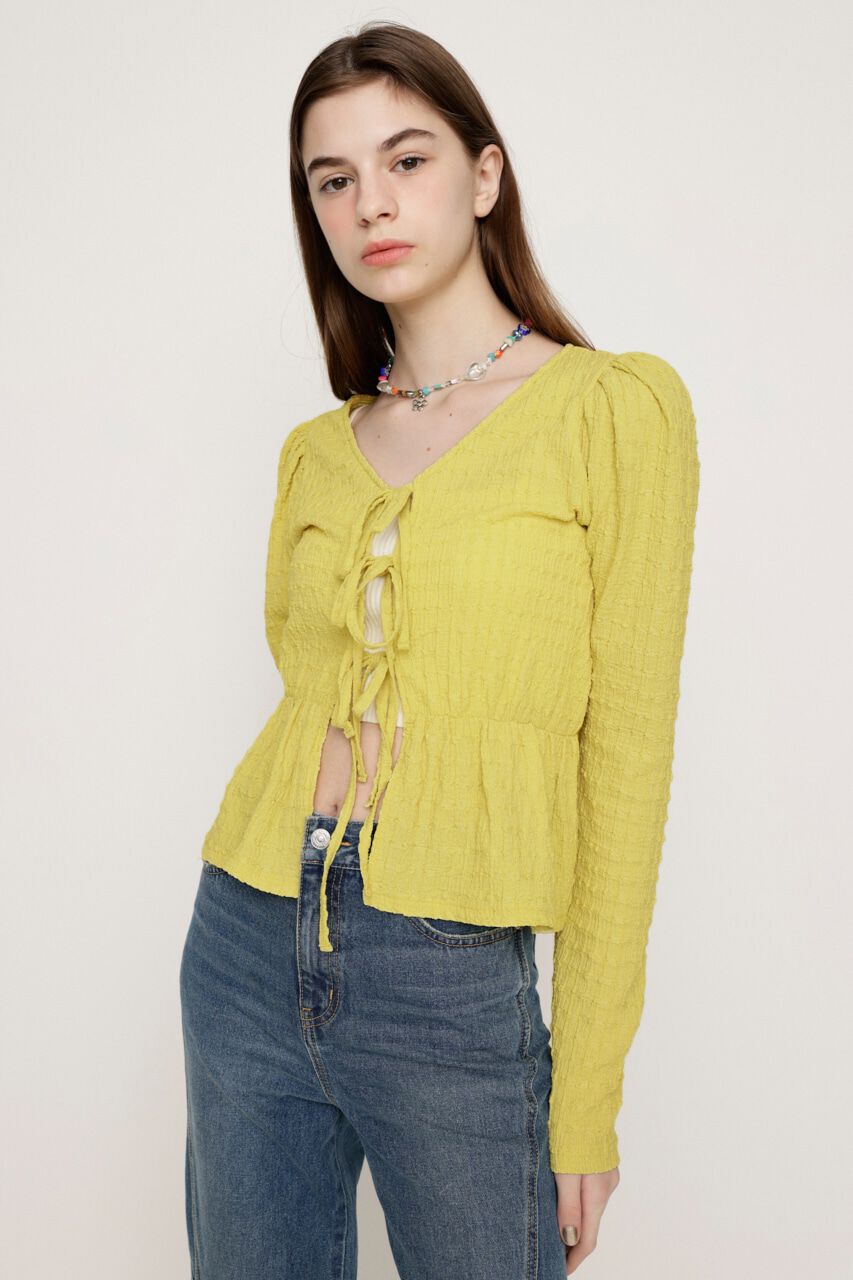 SLY「2WAY SWELLING JQ PUFF トップス」|Tシャツ・カットソー|