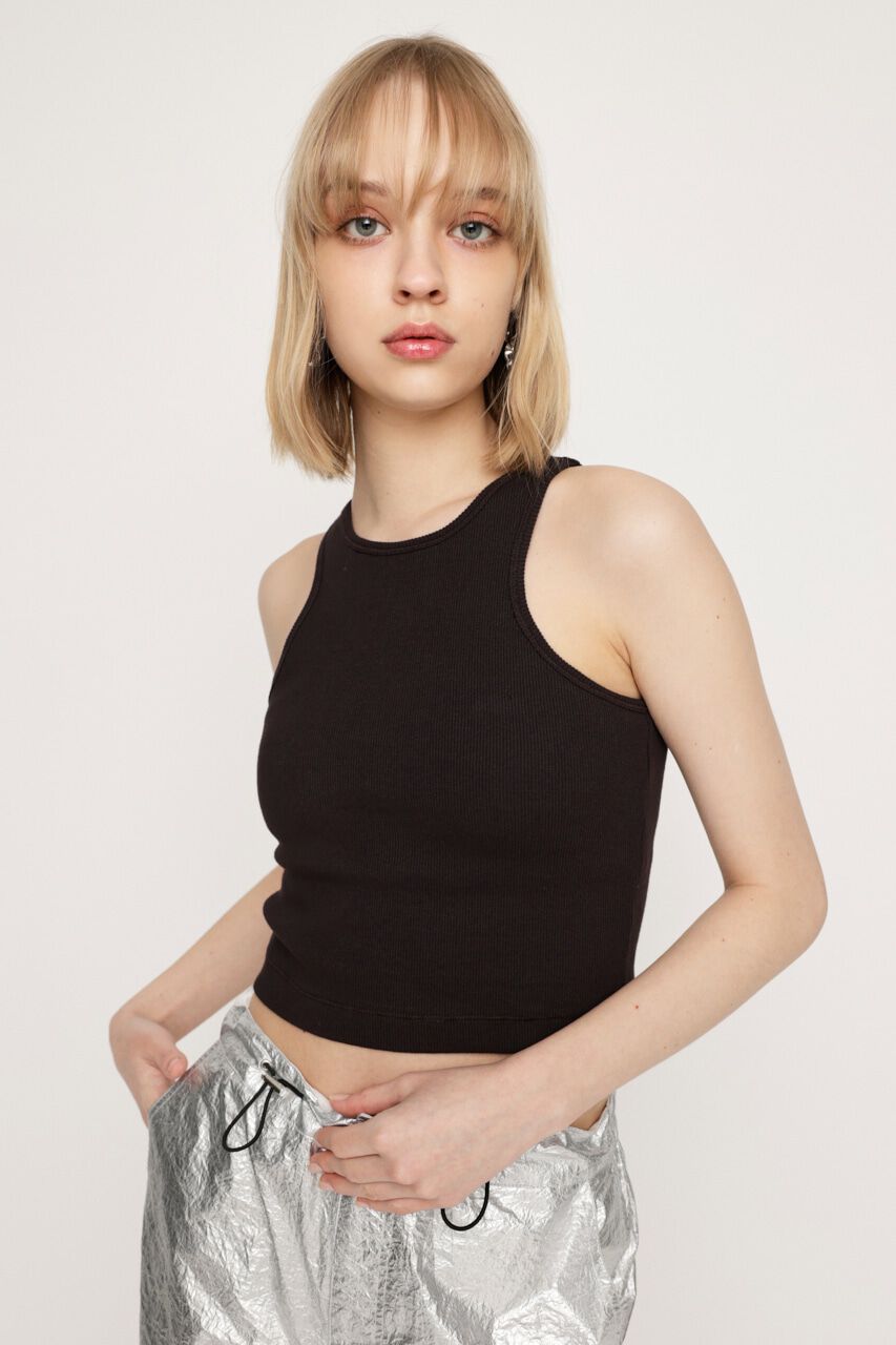 SLY「AME-SLEEVE CROP TANK」|タンクトップ|