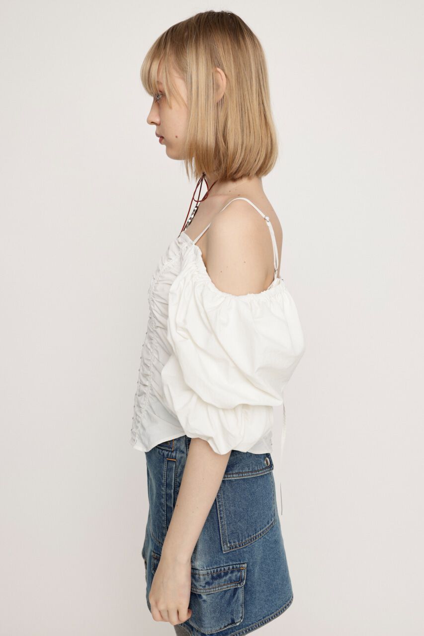 SLY「TIERED SLEEVE CORSET トップス」|シャツ・ブラウス|