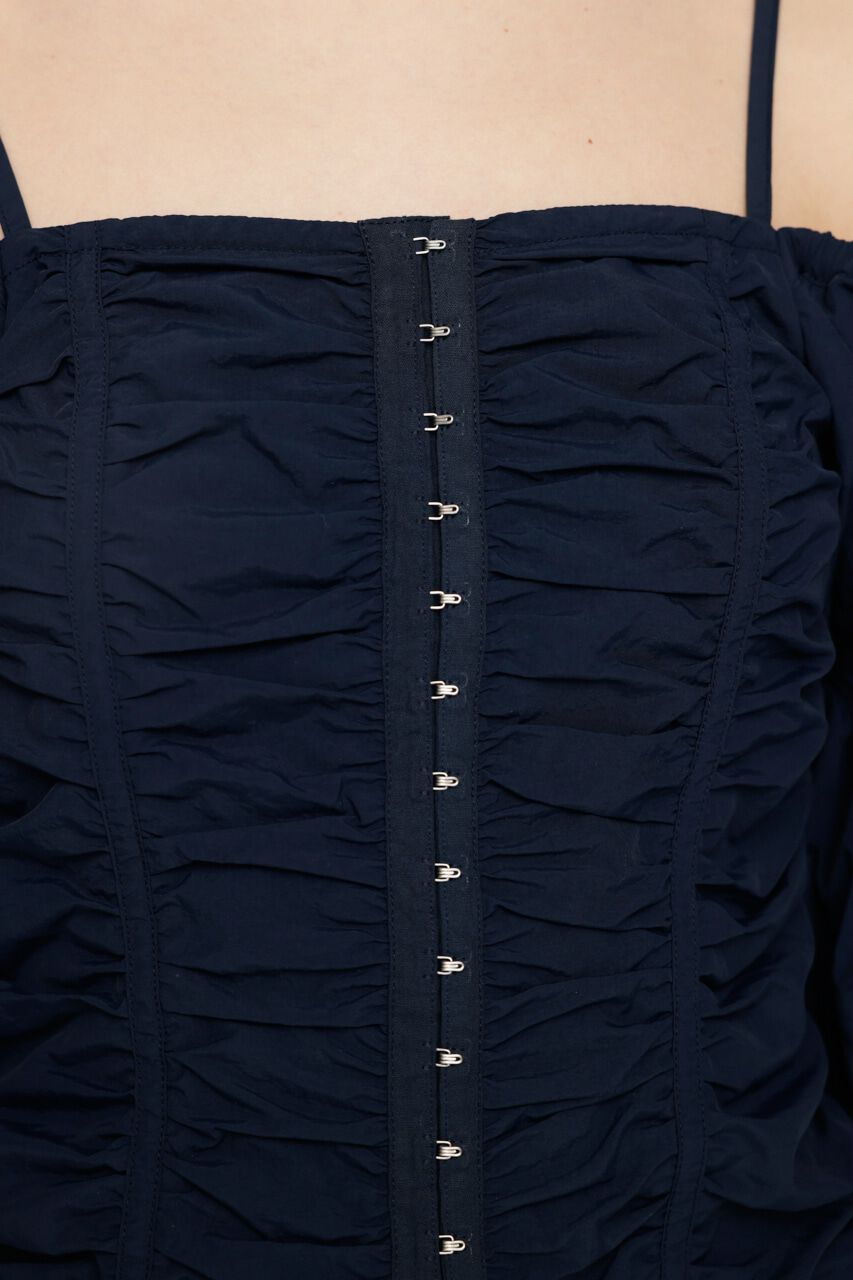 SLY「TIERED SLEEVE CORSET トップス」|シャツ・ブラウス|