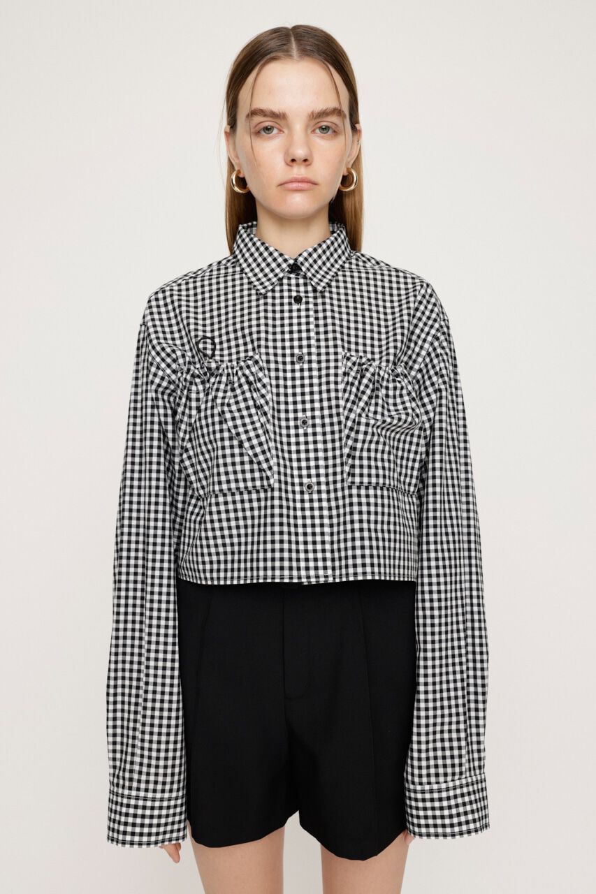 SLY「GATHER POCKET CROPPED シャツ」|シャツ・ブラウス|Multi_1
